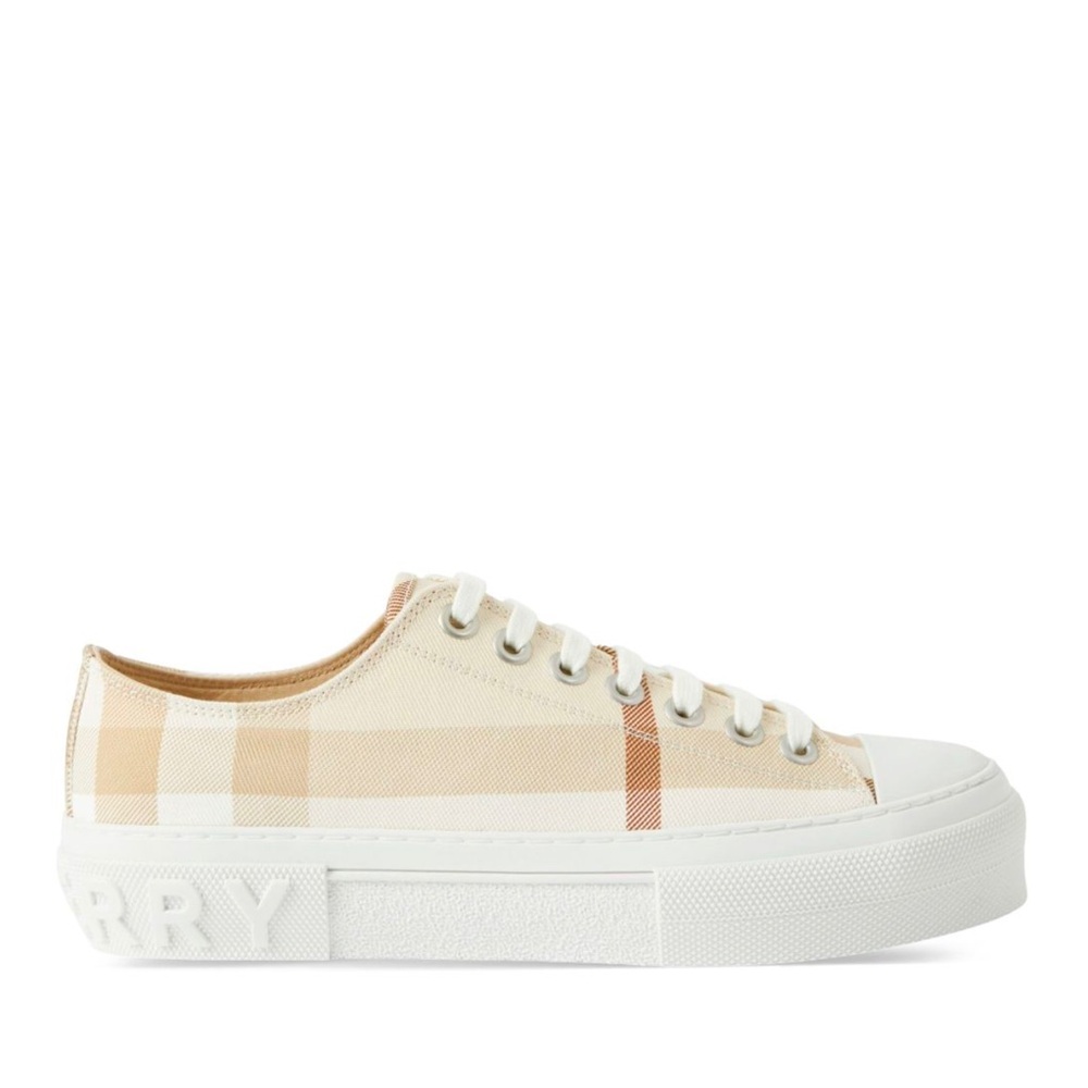 Burberry Women’s check-print low-top platform sneakers